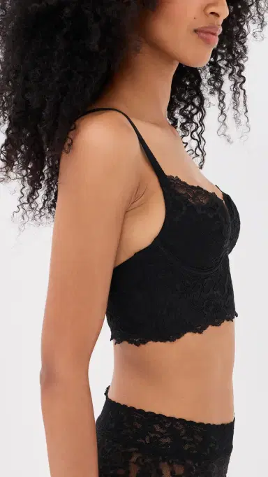 Fleur du Mal Bianca Lace Seduce U- Plunge Bra | Thumbnail 4 Fleur du Mal Bianca Lace Seduce U- Plunge Bra | Thumbnail 4