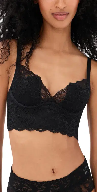 Fleur du Mal Bianca Lace Seduce U- Plunge Bra | Thumbnail 1 Fleur du Mal Bianca Lace Seduce U- Plunge Bra | Thumbnail 1