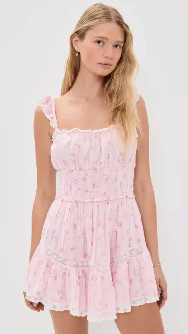 LoveShackFancy Maralina Dress Sweet Nectar S | Thumbnail 2 LoveShackFancy Maralina Dress Sweet Nectar S | Thumbnail 2