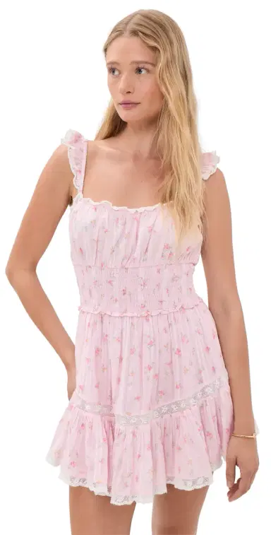 LoveShackFancy Maralina Dress Sweet Nectar S | Thumbnail 1 LoveShackFancy Maralina Dress Sweet Nectar S | Thumbnail 1