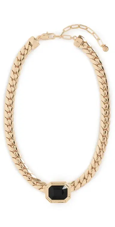 Ettika Emerald Deco Necklace Black One Size | Thumbnail 1 Ettika Emerald Deco Necklace Black One Size | Thumbnail 1