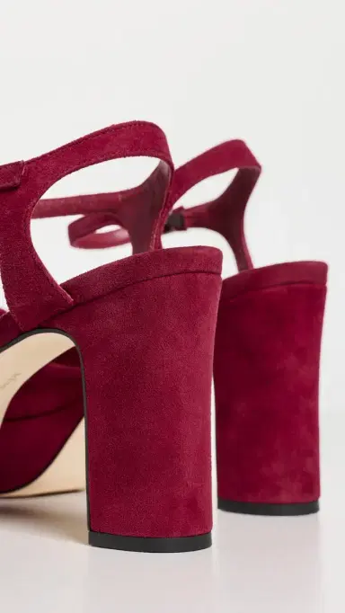 Cinq à Sept Arianna Suede Platform Sandals berrywine 39 | Thumbnail 5 Cinq à Sept Arianna Suede Platform Sandals berrywine 39 | Thumbnail 5