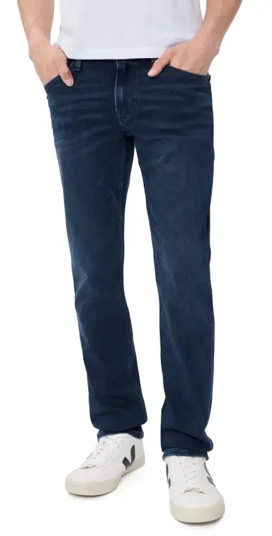 PAIGE Normandie Transcend Vintage Straight Jeans Jenkins | Thumbnail 1 PAIGE Normandie Transcend Vintage Straight Jeans Jenkins | Thumbnail 1