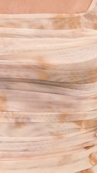 L'Agence Rasha Shirred Tank Frappe Multi Tie Dye | Thumbnail 6 L'Agence Rasha Shirred Tank Frappe Multi Tie Dye | Thumbnail 6