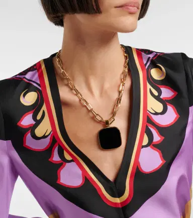 La DoubleJ Onyx pendant necklace | Thumbnail 4 La DoubleJ Onyx pendant necklace | Thumbnail 4