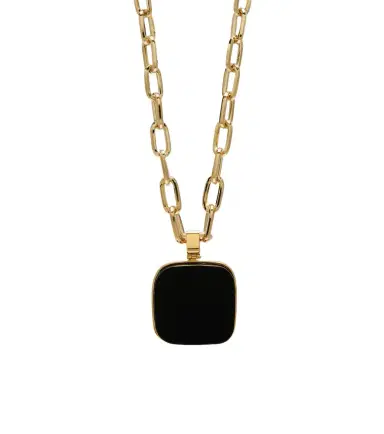 La DoubleJ Onyx pendant necklace | Thumbnail 1 La DoubleJ Onyx pendant necklace | Thumbnail 1