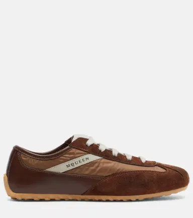 McQueen Boxe suede-trimmed sneakers | Thumbnail 2 McQueen Boxe suede-trimmed sneakers | Thumbnail 2
