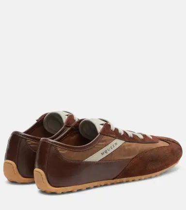 McQueen Boxe suede-trimmed sneakers | Thumbnail 3 McQueen Boxe suede-trimmed sneakers | Thumbnail 3