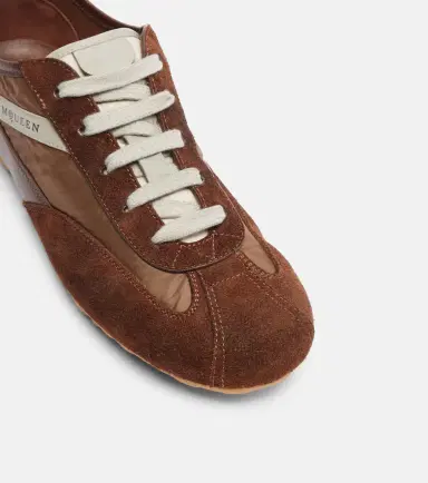 McQueen Boxe suede-trimmed sneakers | Thumbnail 4 McQueen Boxe suede-trimmed sneakers | Thumbnail 4