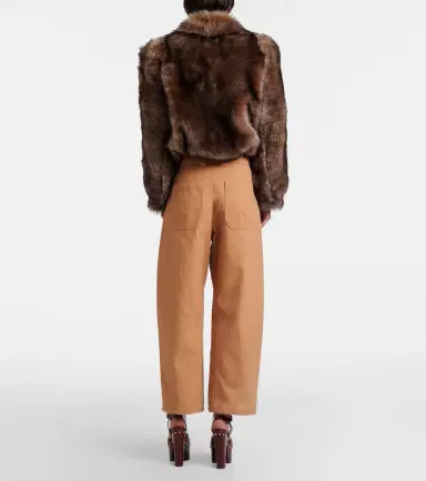 Chloé Chloé Cropped barrel-leg pants | Thumbnail 3 Chloé Chloé Cropped barrel-leg pants | Thumbnail 3