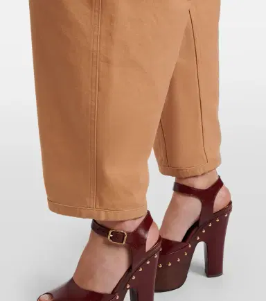 Chloé Chloé Cropped barrel-leg pants | Thumbnail 5 Chloé Chloé Cropped barrel-leg pants | Thumbnail 5
