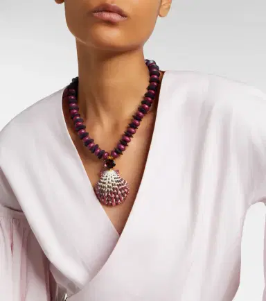 Jennifer Behr Miranda beaded pendant necklace | Thumbnail 5 Jennifer Behr Miranda beaded pendant necklace | Thumbnail 5