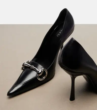 Gucci Boulevard Horsebit leather pumps | Thumbnail 5 Gucci Boulevard Horsebit leather pumps | Thumbnail 5