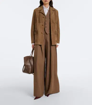 Ralph Lauren Collection Perce fringed suede jacket | Thumbnail 4 Ralph Lauren Collection Perce fringed suede jacket | Thumbnail 4