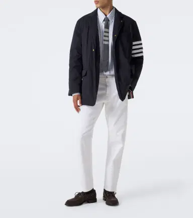 Thom Browne 4-Bar striped cotton shirt | Thumbnail 2 Thom Browne 4-Bar striped cotton shirt | Thumbnail 2