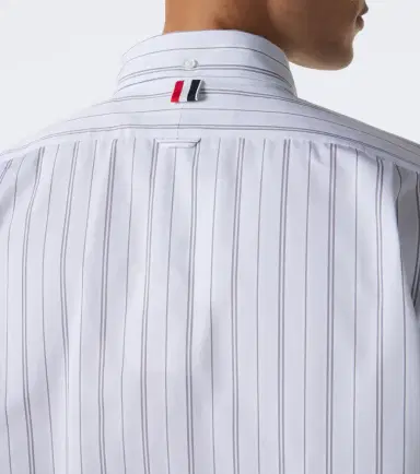 Thom Browne 4-Bar striped cotton shirt | Thumbnail 5 Thom Browne 4-Bar striped cotton shirt | Thumbnail 5
