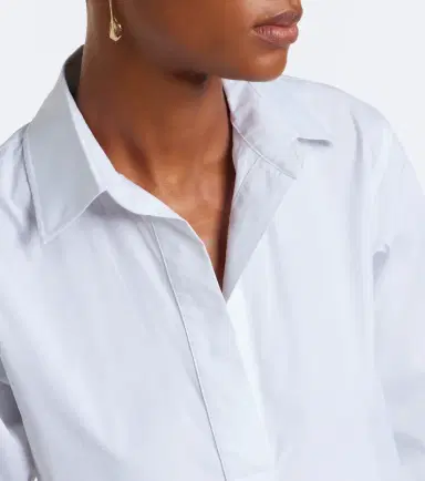 Max Mara Cotton-blend poplin shirt | Thumbnail 2 Max Mara Cotton-blend poplin shirt | Thumbnail 2