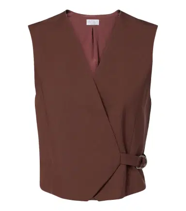 Brunello Cucinelli Monili wool-blend vest | Thumbnail 1 Brunello Cucinelli Monili wool-blend vest | Thumbnail 1