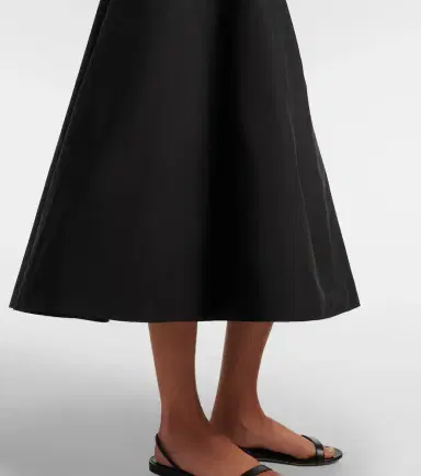 The Row Irella cotton poplin midi skirt | Thumbnail 5 The Row Irella cotton poplin midi skirt | Thumbnail 5