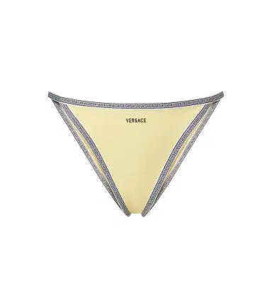 Versace Greca embroidered bikini bottoms | Thumbnail 1 Versace Greca embroidered bikini bottoms | Thumbnail 1