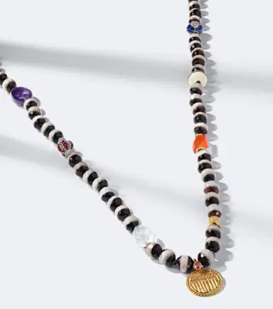 Ileana Makri Beaded necklace with gemstones | Thumbnail 2 Ileana Makri Beaded necklace with gemstones | Thumbnail 2
