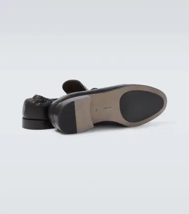 The Row Soft Two leather loafers | Thumbnail 2 The Row Soft Two leather loafers | Thumbnail 2