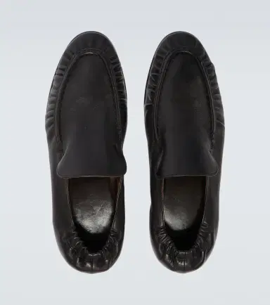The Row Soft Two leather loafers | Thumbnail 3 The Row Soft Two leather loafers | Thumbnail 3