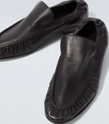 The Row Soft Two leather loafers | Thumbnail 4 The Row Soft Two leather loafers | Thumbnail 4