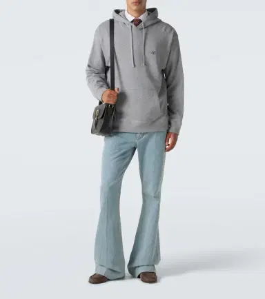 Valentino VLogo cotton jersey hoodie | Thumbnail 4 Valentino VLogo cotton jersey hoodie | Thumbnail 4