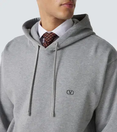 Valentino VLogo cotton jersey hoodie | Thumbnail 6 Valentino VLogo cotton jersey hoodie | Thumbnail 6