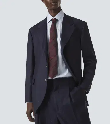 Brunello Cucinelli Striped silk tie | Thumbnail 3 Brunello Cucinelli Striped silk tie | Thumbnail 3