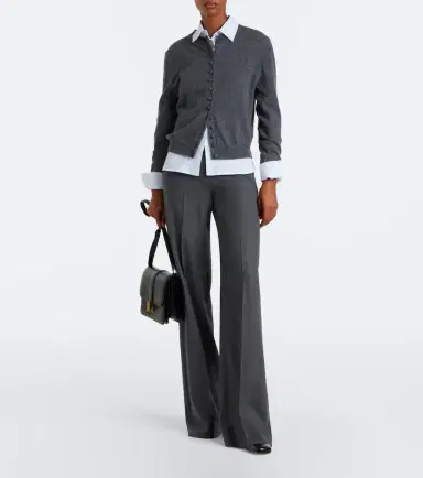 Max Mara Wool-blend wide-leg pants | Thumbnail 4 Max Mara Wool-blend wide-leg pants | Thumbnail 4