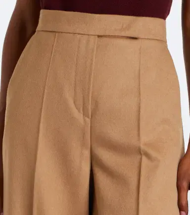 Max Mara Camel hair wide-leg pants | Thumbnail 4 Max Mara Camel hair wide-leg pants | Thumbnail 4