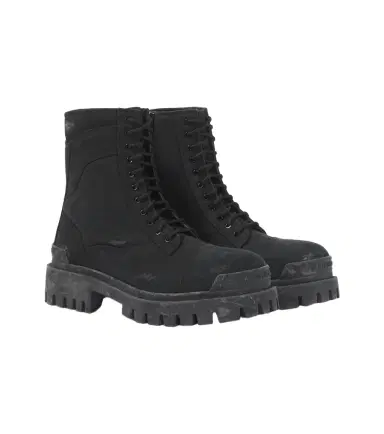 Balenciaga Combat Strike canvas lace-up boots | Thumbnail 1 Balenciaga Combat Strike canvas lace-up boots | Thumbnail 1