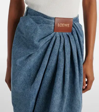 Loewe Draped wide-leg jeans | Thumbnail 7 Loewe Draped wide-leg jeans | Thumbnail 7
