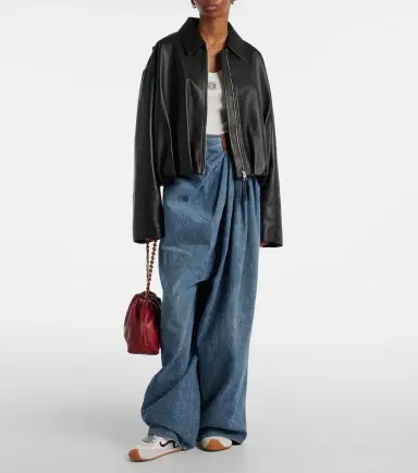 Loewe Draped wide-leg jeans | Thumbnail 8 Loewe Draped wide-leg jeans | Thumbnail 8