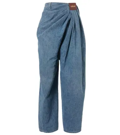 Loewe Draped wide-leg jeans | Thumbnail 1 Loewe Draped wide-leg jeans | Thumbnail 1