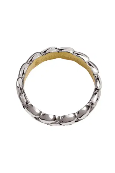Carolina Bucci Patinato Everyday Ring - White Gold | Thumbnail 2 Carolina Bucci Patinato Everyday Ring - White Gold | Thumbnail 2