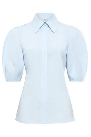 Gabriela Hearst Sansi Top - Light Blue | Thumbnail 1 Gabriela Hearst Sansi Top - Light Blue | Thumbnail 1