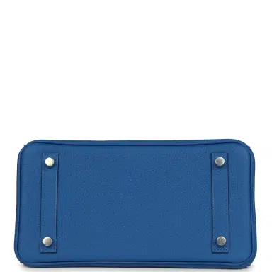 HERMÈS Hermes Birkin 25 Bleu Zellige Togo Palladium Hardware | Thumbnail 6 HERMÈS Hermes Birkin 25 Bleu Zellige Togo Palladium Hardware | Thumbnail 6