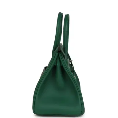 HERMÈS Hermes Colormatic Birkin 30 Vert Moyen Swift Palladium Hardware | Thumbnail 3 HERMÈS Hermes Colormatic Birkin 30 Vert Moyen Swift Palladium Hardware | Thumbnail 3