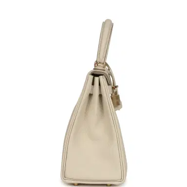 HERMÈS Hermes Kelly Retourne 25 Craie Togo Permabrass Hardware | Thumbnail 3 HERMÈS Hermes Kelly Retourne 25 Craie Togo Permabrass Hardware | Thumbnail 3