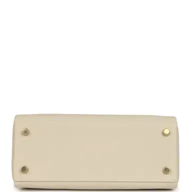 HERMÈS Hermes Kelly Retourne 25 Craie Togo Permabrass Hardware | Thumbnail 6 HERMÈS Hermes Kelly Retourne 25 Craie Togo Permabrass Hardware | Thumbnail 6