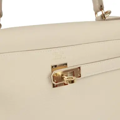 HERMÈS Hermes Kelly Retourne 25 Craie Togo Permabrass Hardware | Thumbnail 7 HERMÈS Hermes Kelly Retourne 25 Craie Togo Permabrass Hardware | Thumbnail 7