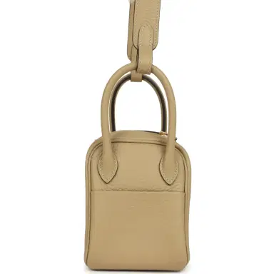 HERMÈS Hermes Mini Lindy II Trench Clemence Gold Hardware | Thumbnail 3 HERMÈS Hermes Mini Lindy II Trench Clemence Gold Hardware | Thumbnail 3