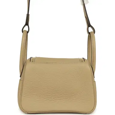 HERMÈS Hermes Mini Lindy II Trench Clemence Gold Hardware | Thumbnail 4 HERMÈS Hermes Mini Lindy II Trench Clemence Gold Hardware | Thumbnail 4
