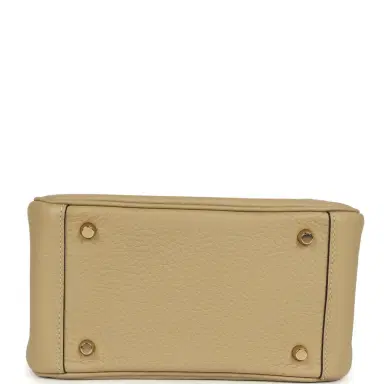HERMÈS Hermes Mini Lindy II Trench Clemence Gold Hardware | Thumbnail 6 HERMÈS Hermes Mini Lindy II Trench Clemence Gold Hardware | Thumbnail 6