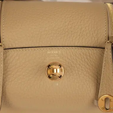 HERMÈS Hermes Mini Lindy II Trench Clemence Gold Hardware | Thumbnail 8 HERMÈS Hermes Mini Lindy II Trench Clemence Gold Hardware | Thumbnail 8