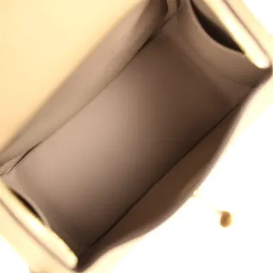 HERMÈS Hermes Mini Lindy II Trench Clemence Gold Hardware | Thumbnail 9 HERMÈS Hermes Mini Lindy II Trench Clemence Gold Hardware | Thumbnail 9