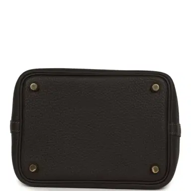 HERMÈS Hermes Picotin Lock 18 Bai Brun Clemence Gold Hardware | Thumbnail 6 HERMÈS Hermes Picotin Lock 18 Bai Brun Clemence Gold Hardware | Thumbnail 6